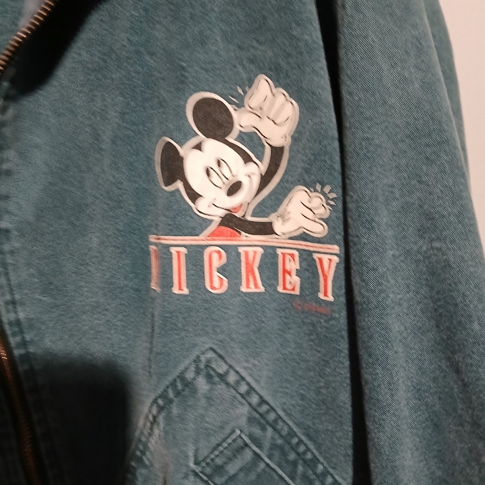 Genus Vintage Green Mickey Mouse Jacket. Size Large - Picture 6 of 9